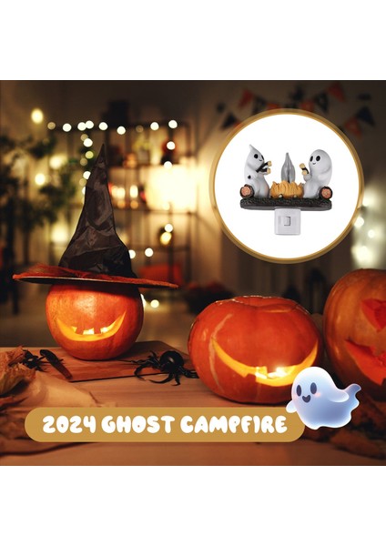 Abd Fiş Cadılar Bayramı Hayalet Ateş Yanıp Sönen Gece Işığı Cadılar Bayramı Gece Işığı Şenlik Ateşi Yanıp Sönen Gece Işığı (Yurt Dışından) fırsatları