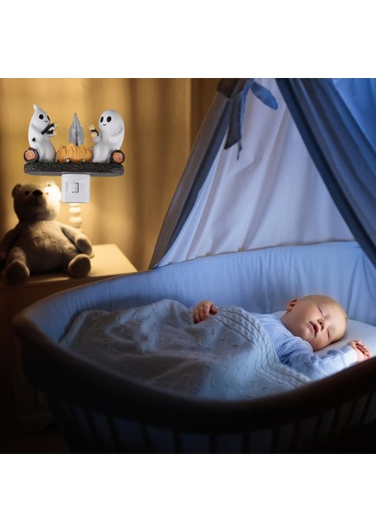 Abd Fiş Cadılar Bayramı Hayalet Ateş Yanıp Sönen Gece Işığı Cadılar Bayramı Gece Işığı Şenlik Ateşi Yanıp Sönen Gece Işığı (Yurt Dışından) indirimleri