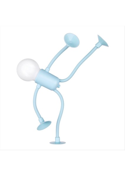 Yatak Odası, Banyo ve Noel Dekoru Yatak Odası Masaüstü Atmosfer Lambası Mavi (Yurt Dışından)