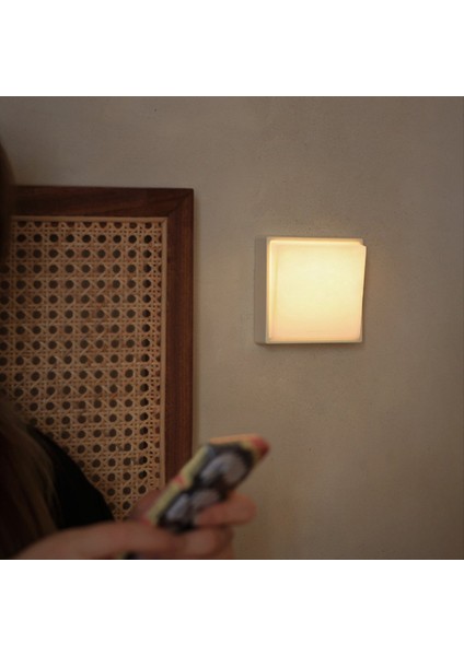 Switch Işık USB Şarjı Basit Ins Style Gece Işığı Ev Yatak Odası Başucu Switch Gece Işık Basit Beyaz (Yurt Dışından) modelleri