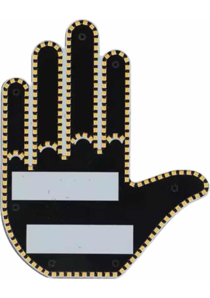 Uzaktan Kumandalı El Orta Parmak LED Araç Camına Özel fırsatları