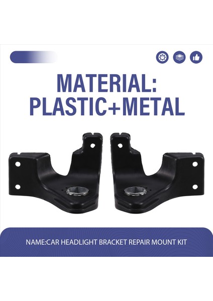 1paır L+R Ön Far Onarım Montajı Rs Braket Kitleri 2538200114 2538200214 Mercedes-Benz Glc-Sınıfı X253 2015-2019 (Yurt Dışından) fırsatları