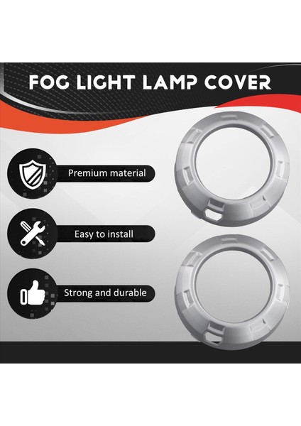 Mitsubishi L200 Triton Strada 2006-2009 Sis Lambası Dekoratif Çerçeve (Yurt Dışından) fırsatları