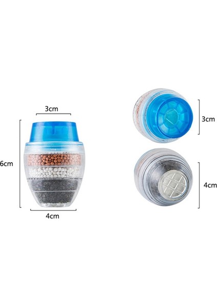 2pcs Mutfak Ev Karbon Musluk Mini Musluk Su Temiz Filtre Temizleyici Filtrasyon Kartuşu Karbon Su Filtresi Turuncu (Yurt Dışından) modelleri