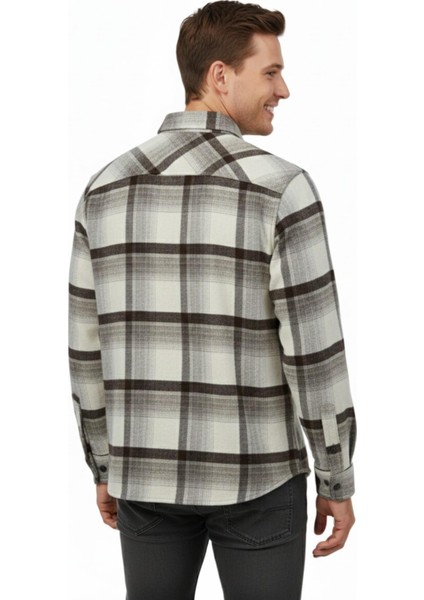 Erkek Kışlık Çift Cep Kapaklı Oduncu Gömlek BGL-ST04930 modelleri