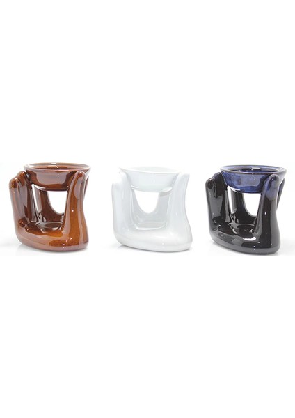 El Tasarımı Seramik Buhurdanlık ALK1136