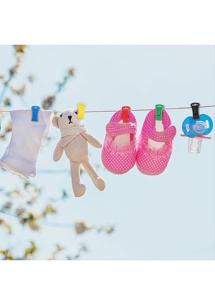 Çamaşır Makinesi ve Kurutucu Için 100 Çorap Klipsleri Kanca, Taşınabilir Kanca Çorap Klipsleri Doğrudan Çekmecede Katlanmadan (Yurt Dışından) modelleri