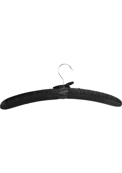 17 Inç Büyük Saten Yastıklı Askılar, Gelinlik Kıyafetleri Için Ipek Askılar, Paltolar, Takım Elbise, Bluz (Siyah, 5 Paket) (Yurt Dışından) fırsatları