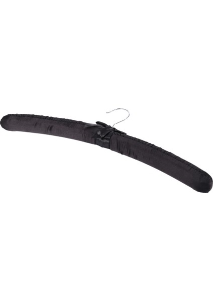 17 Inç Büyük Saten Yastıklı Askılar, Gelinlik Kıyafetleri Için Ipek Askılar, Paltolar, Takım Elbise, Bluz (Siyah, 5 Paket) (Yurt Dışından) indirimleri