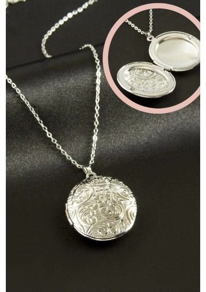 Ieg Oval Kapaklı Çelik Kolye