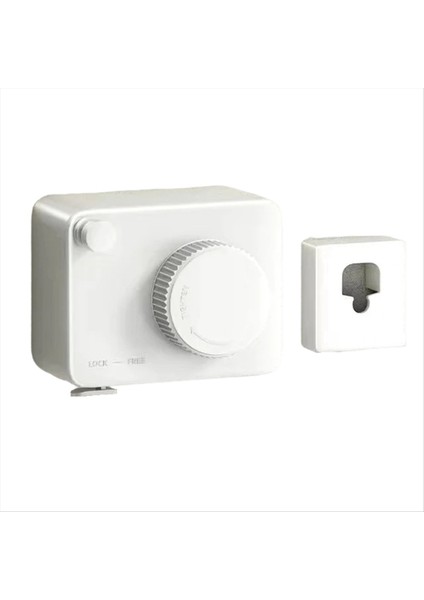 Duvara Monte Edilmiş Geri Çekilebilir Çamaşır Yıkanabilir Çamaşırhane Askı Kurutma Rafı Görünmez Gerilebilir Kıyafet Hattı, Beyaz (Yurt Dışından)