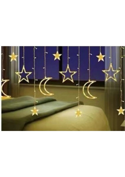 Ay Yıldız Perde LED Gün Işığı Mz-16-10