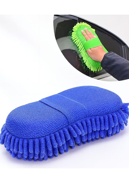 Premium Mikrofiber Araba Yıkama Süngeri – Çift Yüzlü Makarna Mop Bez 1 Adet modelleri