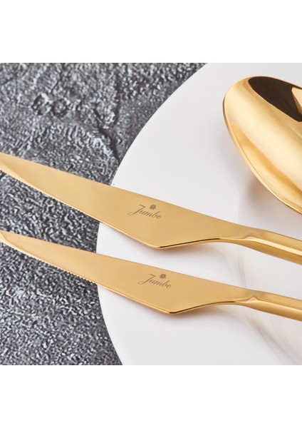 5500 12 Kişilik 84 Parça Altın Çatal Kaşık Bıçak Takımı fiyatları