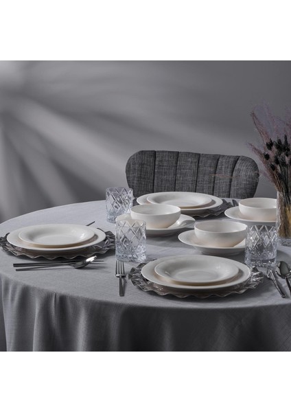 Lily 24 Parça 6 Kişilik Bone Yemek Takımı fiyatları