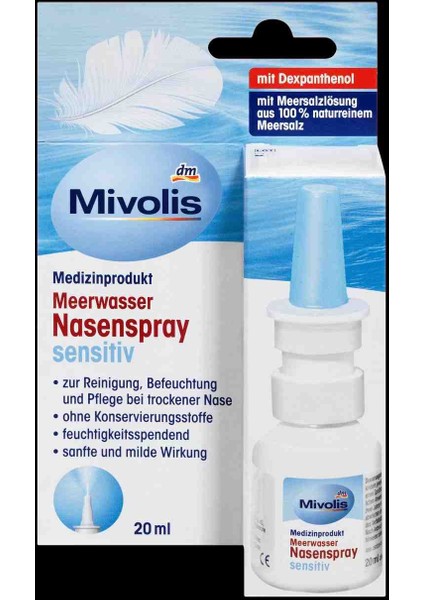 Burun Spreyi Tuzlu Çözelti Hassas