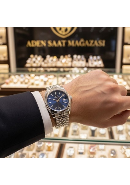 SL.09.2509.1.03 Erkek Kol Saati – 41,5 mm – Paslanmaz Çelik Kasa – Rolex Tasarım fiyatları