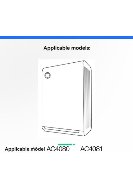 2pcs AC4155 Nemlendirici Değiştirme Filtresi Philips AC4080 AC4081 Yatak Odası Oturma Odası Için Hava Nemlendirici Filtreleri (Yurt Dışından) fırsatları