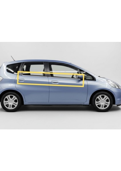 Honda Jazz Cam Çıtası Krom Nikelaj (2001-2009) için Özel Ürün (4 Parça Paslanmaz Çelik) fiyatları