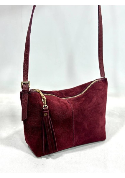 Mesbag Kadın Çanta Hakiki Süet Deri