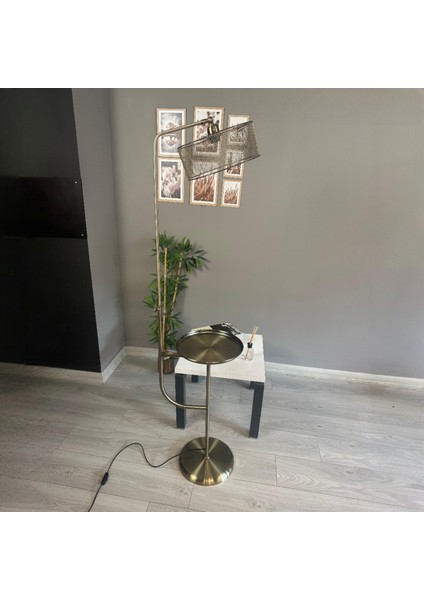 Ferix Eskitme Lambader Tepsili Hareketli Başlık Dekoratif Metal Oturma Odası Zemin fiyatları