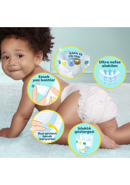 Bebek Bezi Premium Care 4 Numara 84 Adet Ultra Fırsat Paketi fırsatları