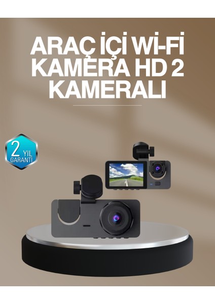 Dvr Araç Içi Kamera Hareket Algılayabilen 1080P Carplay Video Kaydedici