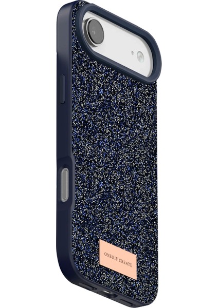 Apple iPhone 17 Air Uyumlu Kadife Iç Yüzeyli Parlak Taşlı Şık Kapak modelleri