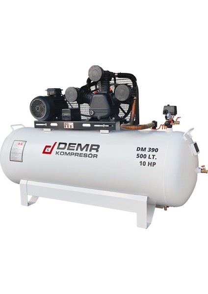 Hava Kompresörü Pistonlu 500 Lt 3 Kafa 8 Bar 10 Hp IDM390 fiyatları