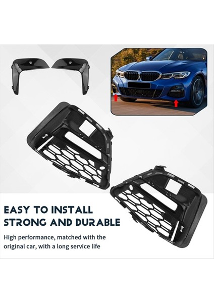 Ön Tampon Sis Izgarası +Bmw 3 Serisi G20 G28 320LI 325LI 2019-2022 Sol 51118075647 (Yurt Dışından) modelleri