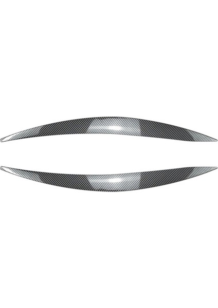 Araç Karbon Fiber Desen Far Lamba Kaşları Ford Focus Için Kapak Döşeme Mk4 2019-2021 Araç Göz Kapakları Kapakları (Yurt Dışından)