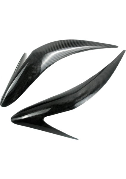 Subaru Forester Için 2013-2018 Karbon Fiber Araba Sticker Ön Farlar Kaş Göz Kapağı Trim Kapak Aksesuarları (Yurt Dışından)