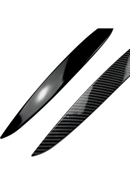 Vw Golf4 Mk4 Iv Için 1997-2005 Parlak Siyah Ön Far Kapağı Garnitür Strip Kaş Kapak Döşeme Sticker (Yurt Dışından) fırsatları