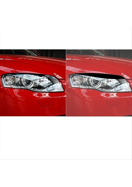 2 Adet Araba Far Kaş Kapağı Far Kaş Şeridi Audi A4 B7 S4 2006-2007 Yüksek Kalite (Yurt Dışından) fırsatları