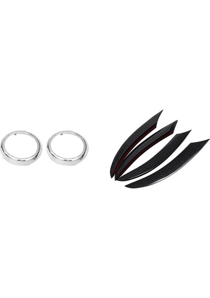 Sis Lambası Çerçeve Süsleme Şerit Sis Lamba Kapak 4pcs ile Hyundai Için Kapak (Yurt Dışından)