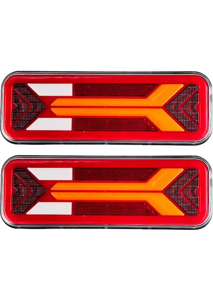 2pcs Araba Kuyruk Işığı Fren Lambası Akışı Dönüş Sinyali Sis Işığı Araba Kamyonu Karavan Römorku Su Geçirmez Araba Arka Lamba (Yurt Dışından)