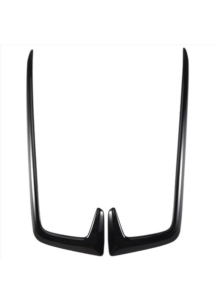 2pcs Parlak Siyah Dış Ön Sis Işık Lambası Kapağı Döşeme Honda Civic Için Uygun 2019-2020 (Yurt Dışından) indirimleri