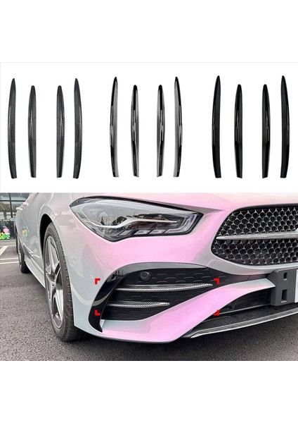 Araba Ön Sis Farları Döşeme Şeritleri Tampon Dudak Splitter Spoiler Mercedes Benz Cla Sınıf C118 X118 2023+ Parlak Siyah (Yurt Dışından) fiyatları