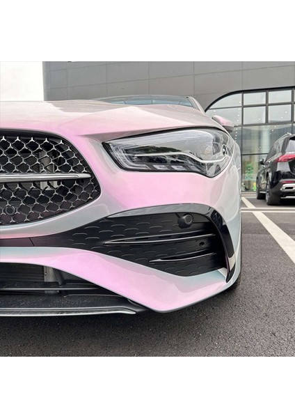 Araba Ön Sis Farları Döşeme Şeritleri Tampon Dudak Splitter Spoiler Mercedes Benz Cla Sınıf C118 X118 2023+ Parlak Siyah (Yurt Dışından) modelleri
