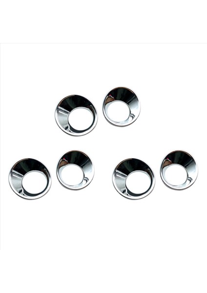 Toyota Için 6x Ön Sis Lambası Işık Kapağı 2020 2021 Için Corolla Cross Car Styling Abs Chrome (Yurt Dışından)