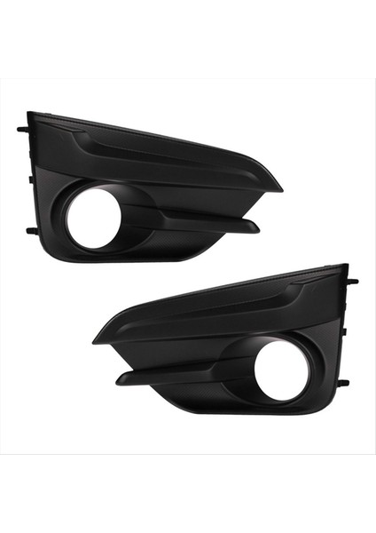 1 Çift Ön Tampon Sis Lambası Kapağı Izgara Çerçevesi 57731FL23A 57731FL22A 57731-FL23A Subaru Impreza Için 2017-2018 (Yurt Dışından)