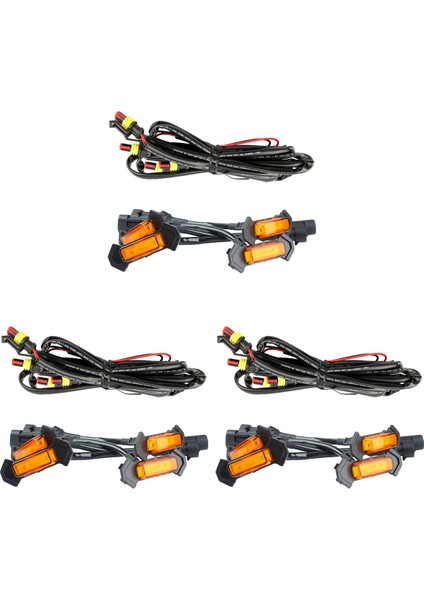 Toyota Tacoma Trd 2016 -2020 Ön Izgara Aydınlatma LED Grille Lights Kit 12 Pc (Amber Shell Sarı Işık) (Yurt Dışından)