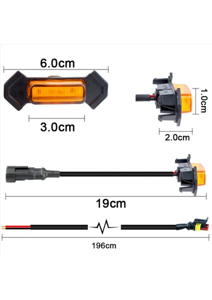 Toyota Tacoma Trd 2016 -2020 Ön Izgara Aydınlatma LED Grille Lights Kit 12 Pc (Amber Shell Sarı Işık) (Yurt Dışından) fırsatları
