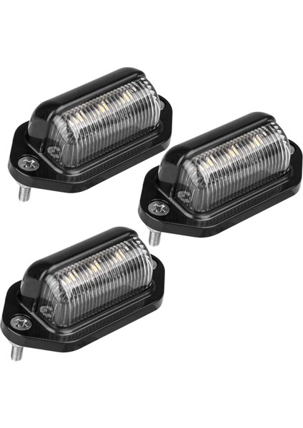 3x LED Plaka Işık Su Geçirmez Plaka Kuyruk Işığı Römorklar Rv Kamyonlar Tekneler (Yurt Dışından)