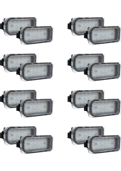 16PCS Araba LED Numaralı Plaka Plaka Işığı Ford Focus Mk Iı Fiesta Mk Vıı Mondeo Mk Iv Kuga S-Max 2008-2019 (Yurt Dışından)