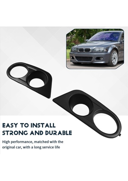 1paır Surround Hava Kanalı Bmw E46 M3 2001-2006 Araba Stil Ön Tampon Araba Sis Fakülleri Çift Deliği Kapsar (Yurt Dışından) indirimleri
