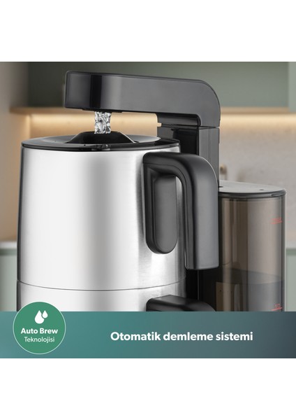 Teabot 1786H Otomatik Çay Makinesi Siyah