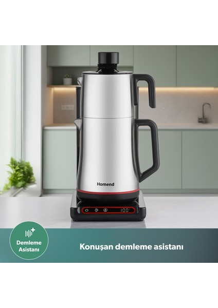 Teabot 1786H Otomatik Çay Makinesi Siyah