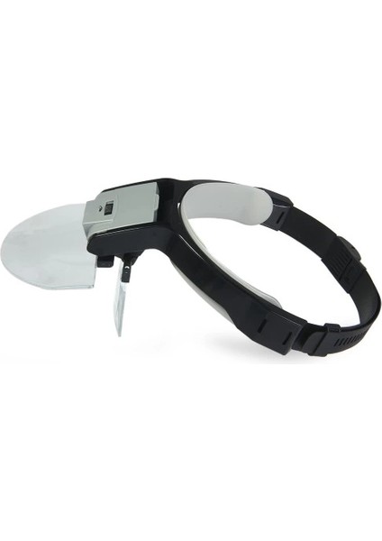 Lens Takmalı 5 Lenslı , LED Lambalı Şapka Tip Büyüteç indirimleri