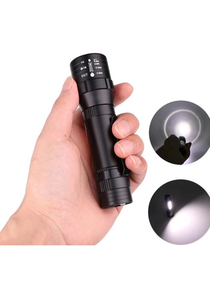Wuben WB-017 Zoomlu Şarjlı Cob LED Güçlü El Feneri fiyatları